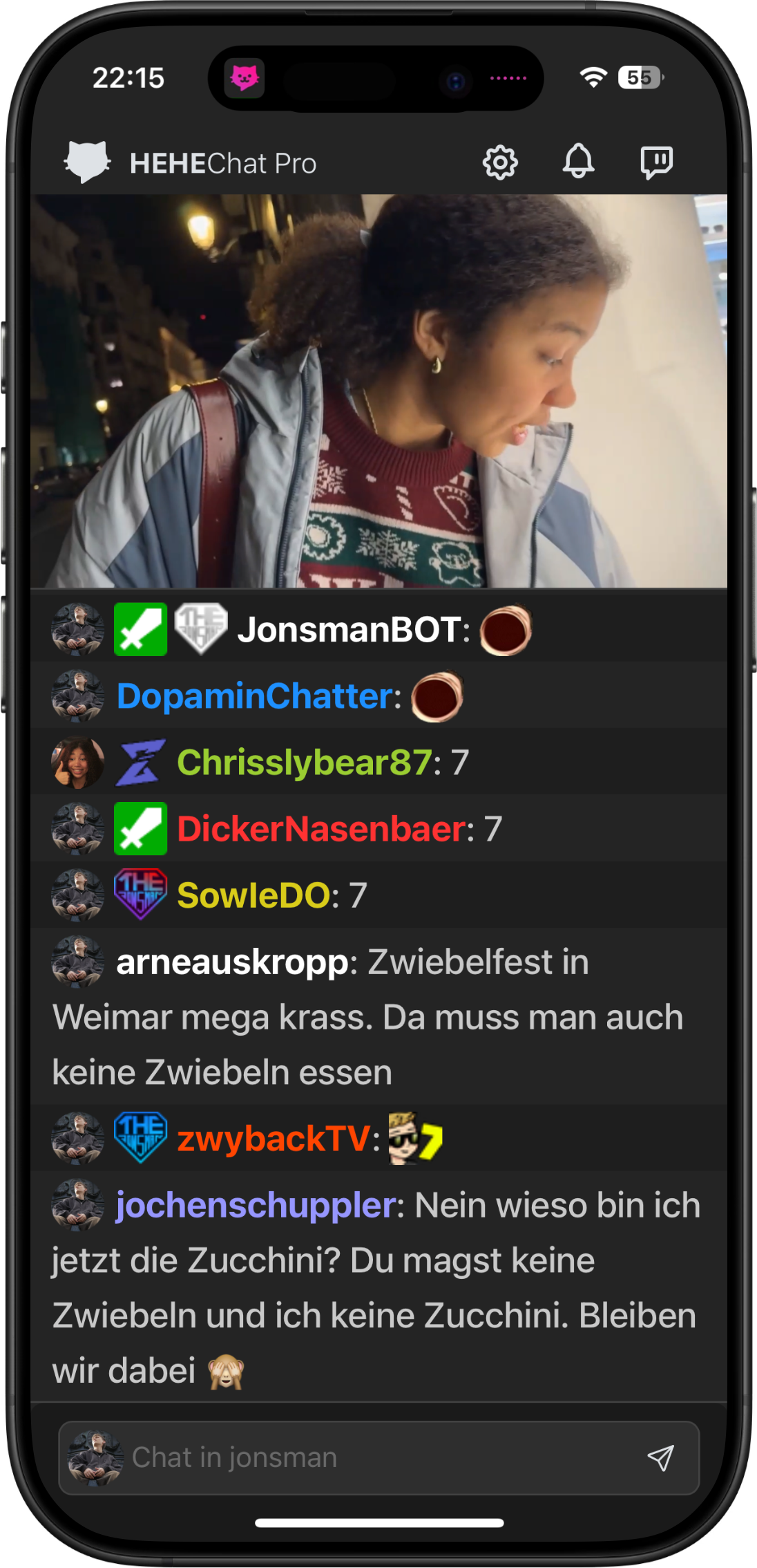 Chat Management Interface